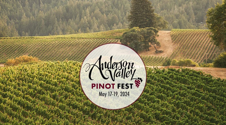 Anderson Valley Pinot Fest Package At Sacred Rock Inn - May 2024